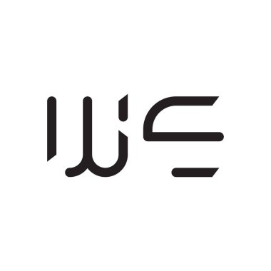 İlk harf vektör logo simgesi