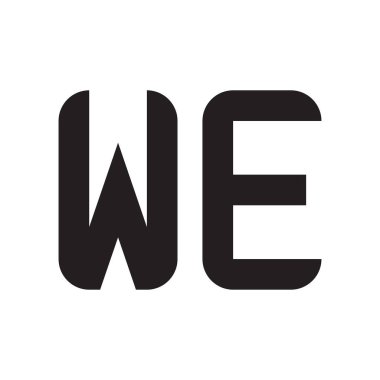 İlk harf vektör logo simgesi