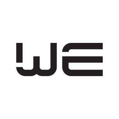 İlk harf vektör logo simgesi