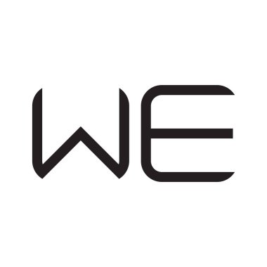 İlk harf vektör logo simgesi