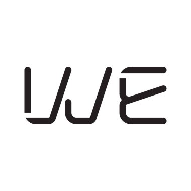 İlk harf vektör logo simgesi