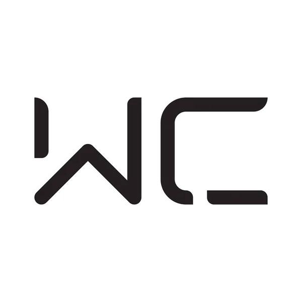 Wc初始字母向量标志图标 — 图库矢量图片