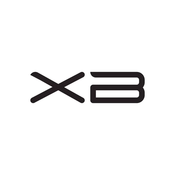 Xb頭文字ベクトルロゴアイコン — ストックベクタ