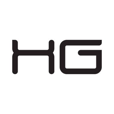 xg ilk harf vektör logo simgesi