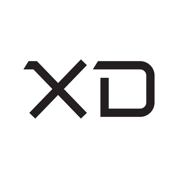 Xd初始字母向量图标 — 图库矢量图片