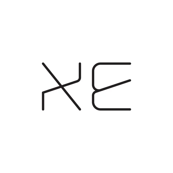 X初期文字ベクトルのロゴアイコン — ストックベクタ