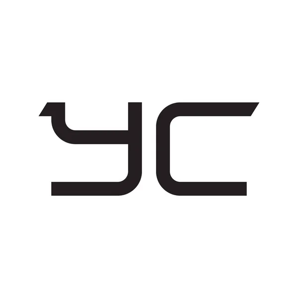 Yc初始字母向量图标 — 图库矢量图片