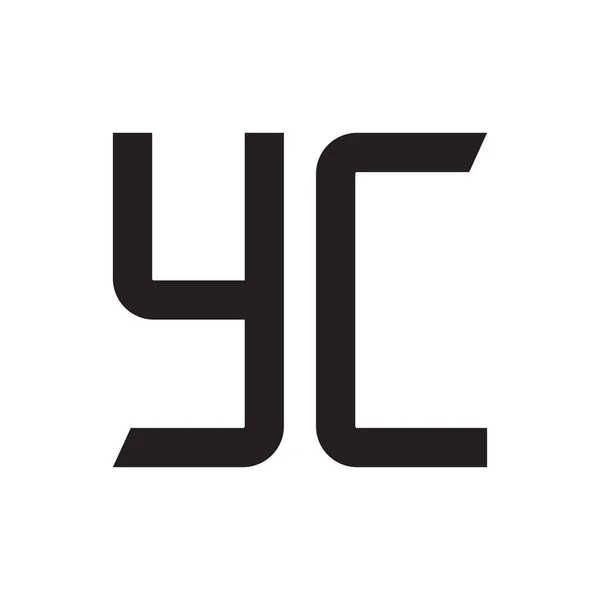 Yc初始字母向量图标 — 图库矢量图片