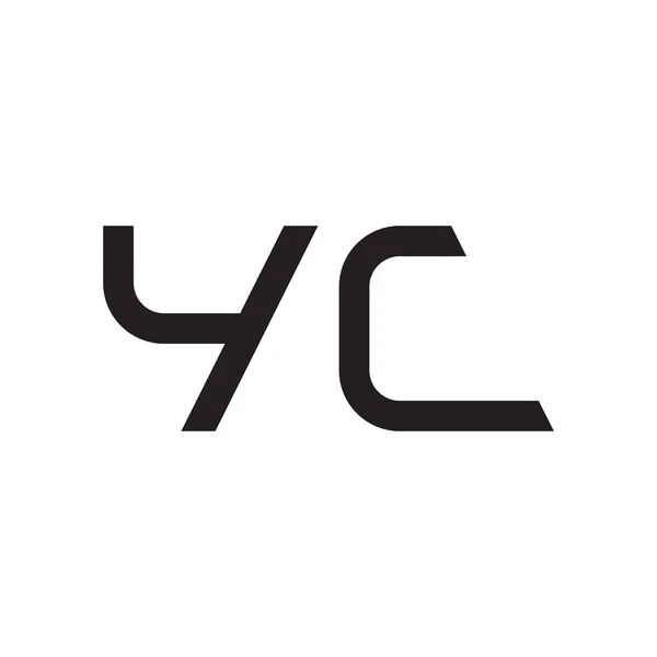 Yc初始字母向量图标 — 图库矢量图片