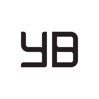 yd ilk harf vektör logo simgesi