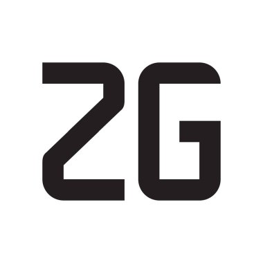 zg ilk harf vektör logo simgesi