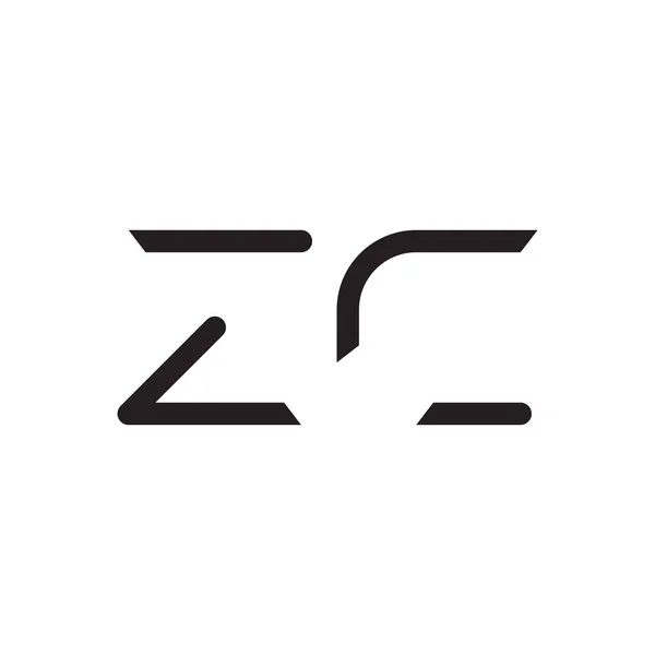 Zc頭文字ベクトルロゴアイコン — ストックベクタ