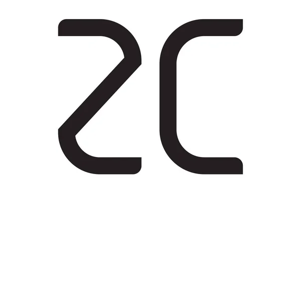 Zc初始字母向量图标 — 图库矢量图片