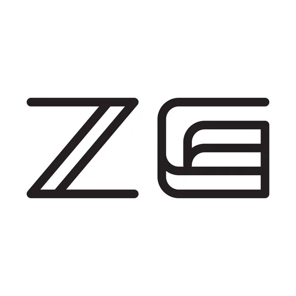 Zg頭文字ベクトルロゴアイコン — ストックベクタ