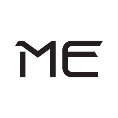 ilk harf vektör logo simgesi