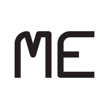 ilk harf vektör logo simgesi