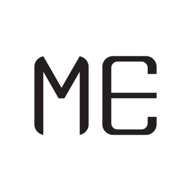 ilk harf vektör logo simgesi