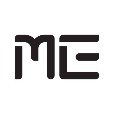 ilk harf vektör logo simgesi