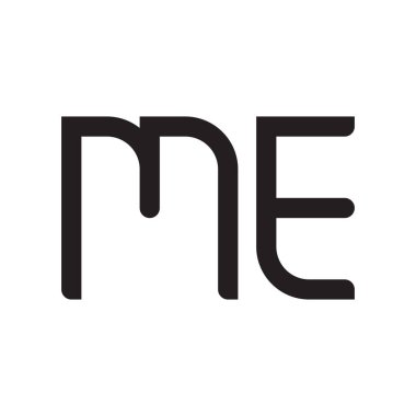 ilk harf vektör logo simgesi