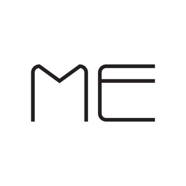 ilk harf vektör logo simgesi