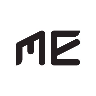 ilk harf vektör logo simgesi