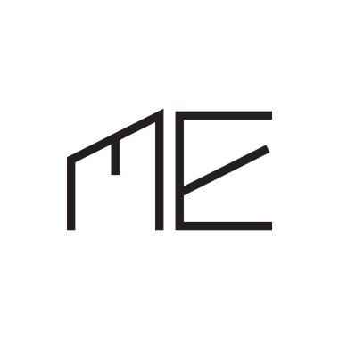 ilk harf vektör logo simgesi