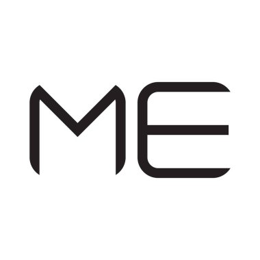 ilk harf vektör logo simgesi