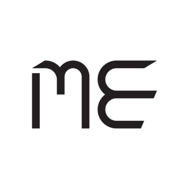 ilk harf vektör logo simgesi