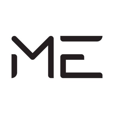 ilk harf vektör logo simgesi