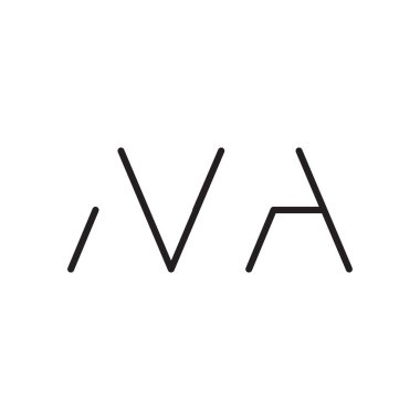 na ilk harf vektör logo simgesi