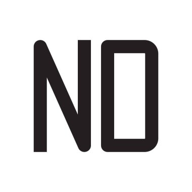 Ve ilk harf vektör logo simgesi