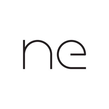 ilk harf vektör logo simgesi