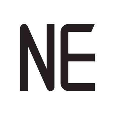 ilk harf vektör logo simgesi