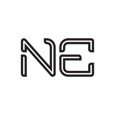 ilk harf vektör logo simgesi