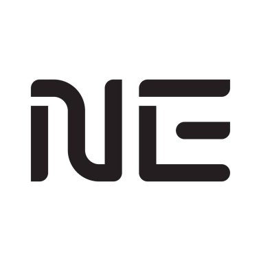 ilk harf vektör logo simgesi