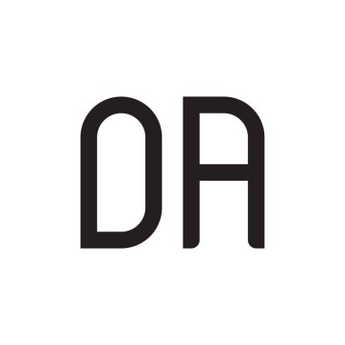 oa ilk harf vektör logo simgesi