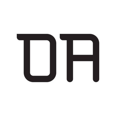 oa ilk harf vektör logo simgesi