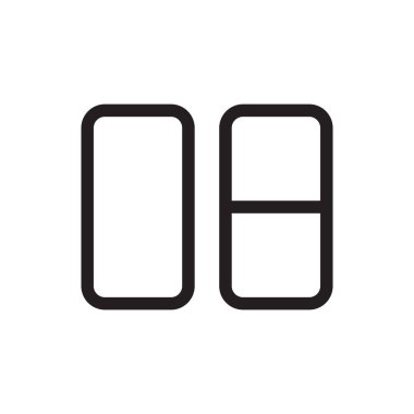 ob ilk harf vektör logosu simgesi