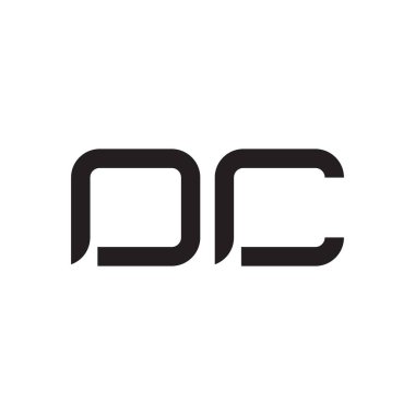 oc ilk harf vektör logo simgesi