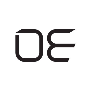 oe ilk harf vektör logo simgesi