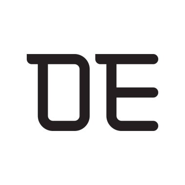 oe ilk harf vektör logo simgesi