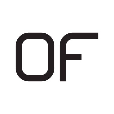 ilk harf vektör logo simgesinin