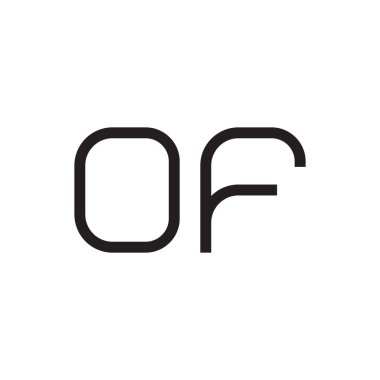 ilk harf vektör logo simgesinin