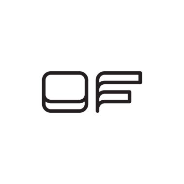 ilk harf vektör logo simgesinin