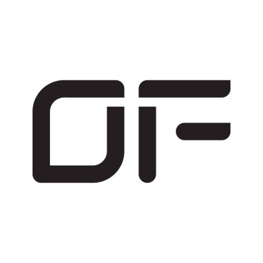 ilk harf vektör logo simgesinin