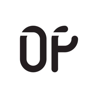 ilk harf vektör logo simgesinin