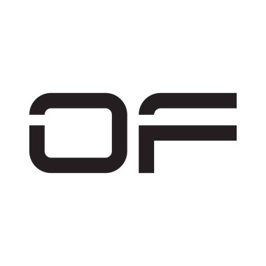 ilk harf vektör logo simgesinin