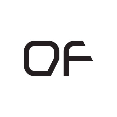 ilk harf vektör logo simgesinin