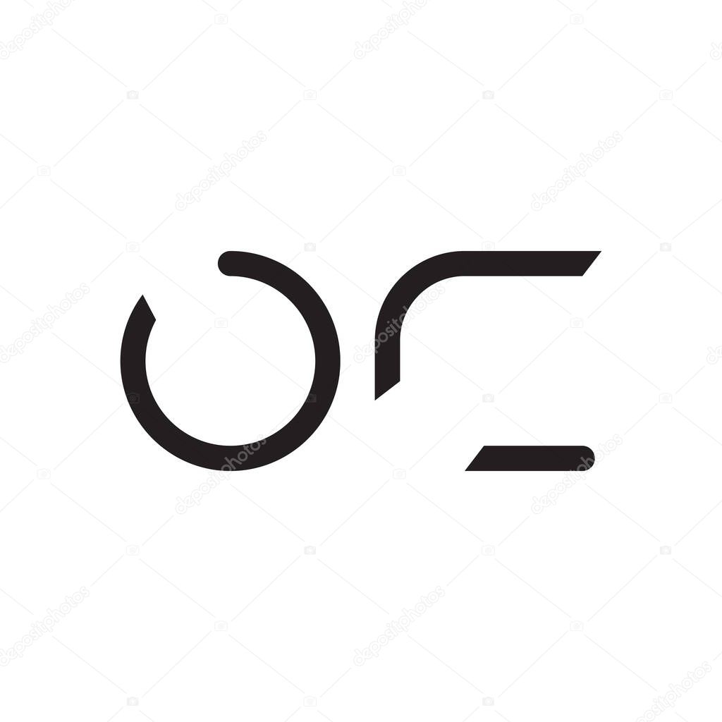 Oc initial letter vector logo icon