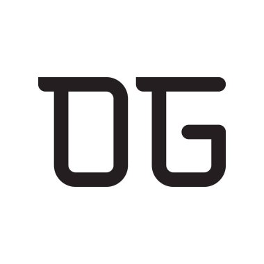 og ilk harf vektör logo simgesi